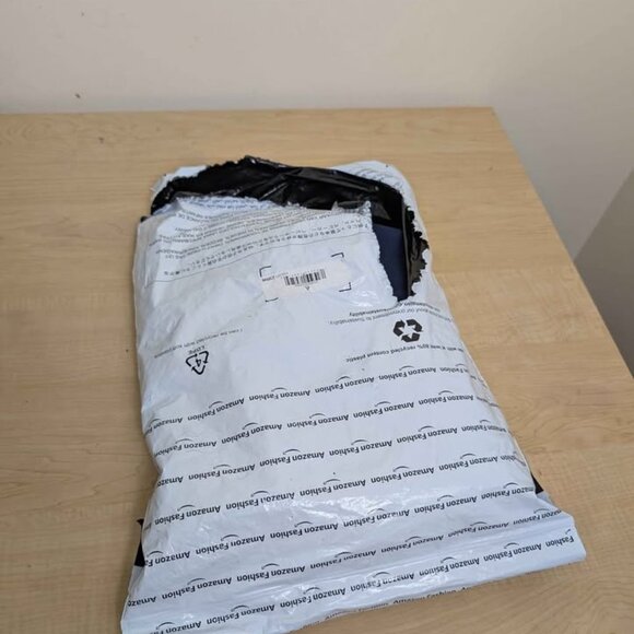 Amazon Essentials Women's Large Navy Long Sleeve Henley Hoodie Navy  NWT - Picture 6 of 6